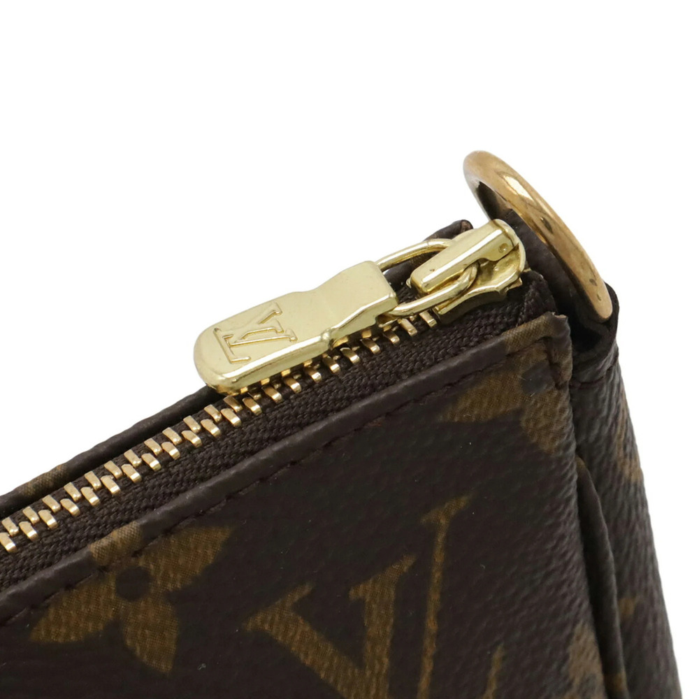 LOUIS VUITTON Authentic Brown Monogram Pochette Mini Bag - Picture 6 of 10